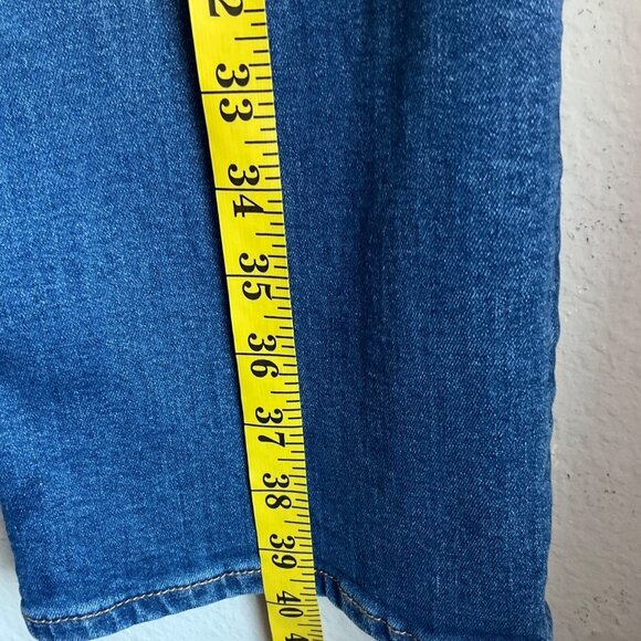 Good American 14 Good Legs Straight High-Rise Denim Jeans Medium Wash - Picture 3 of 11